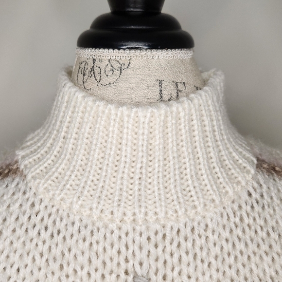 80s Scandanavian Winter Sweater - Picture 5 of 8